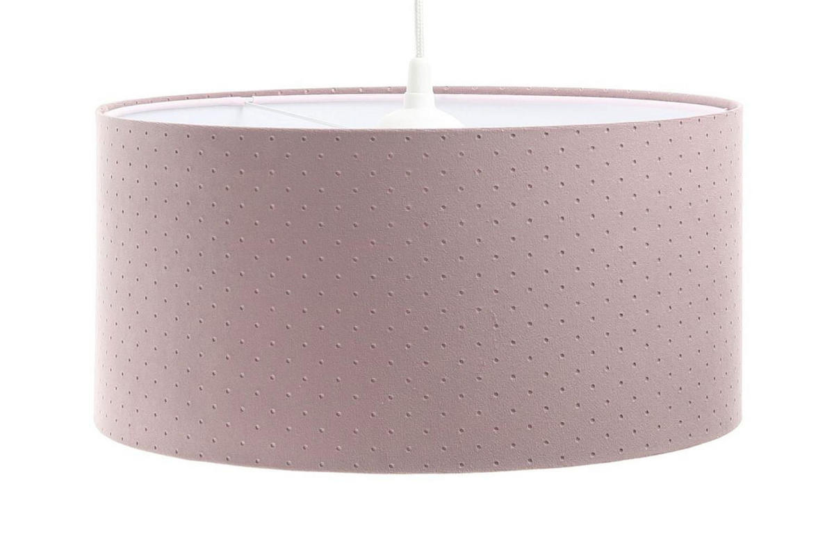 HÄNGELEUCHTE Rosa 40/20 cm - Pink/Weiß, Kunststoff (40/0.6/20cm) - ONZENO