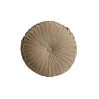 DEKOKISSEN Berend Gold 40/40 cm - Goldfarben, Textil (40/40cm) - Light & Living
