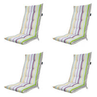 GARTENSTUHLKISSEN Righe 123/50 cm 4er-Set - Lila, Textil (50/7/123cm) - Madison