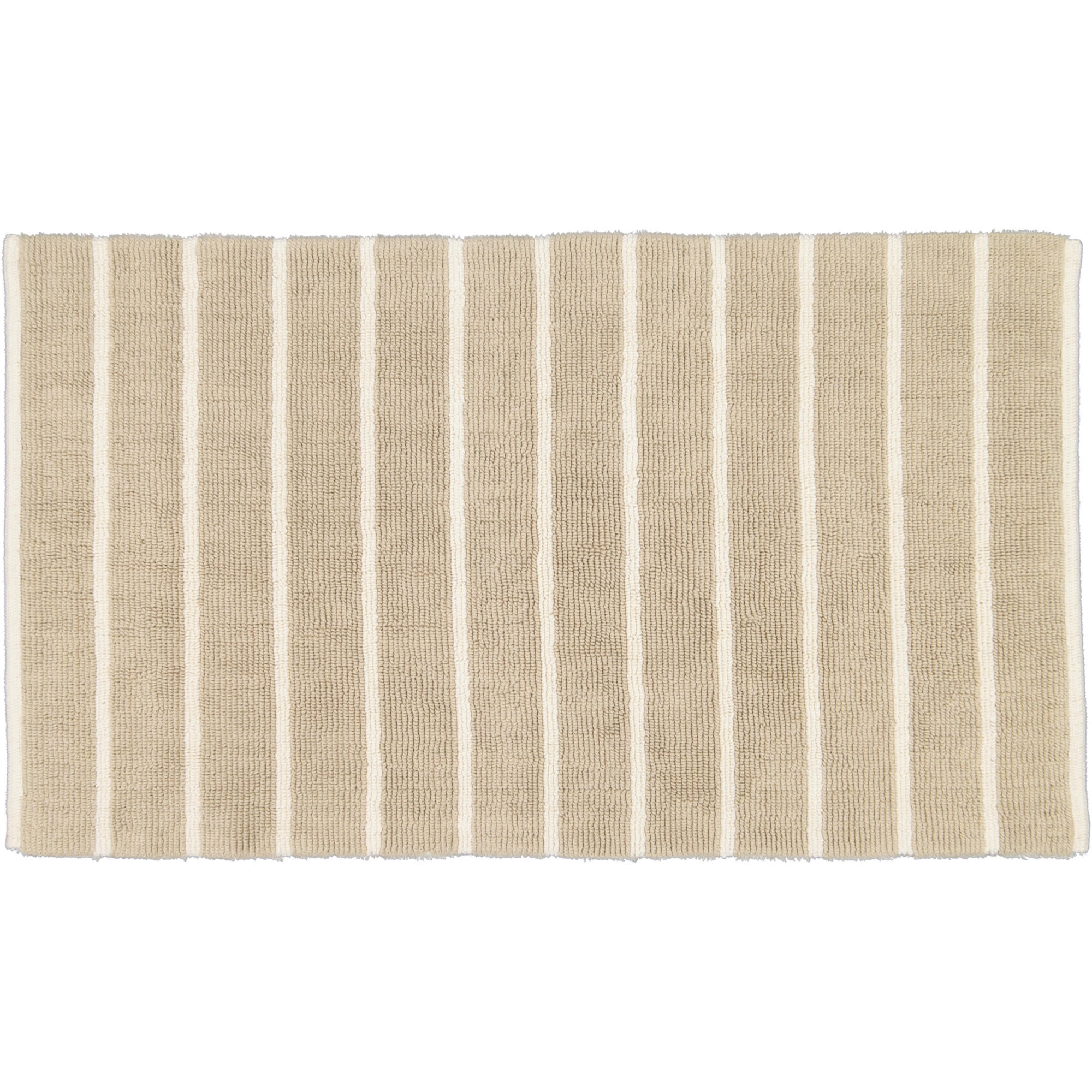 BADTEPPICHE BALANCE STREIFEN 1008 NATUR - 33 - Beige, Textil (60/100cm) - Cawoe