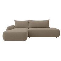 ECKSOFA Munduk I mit Schlaffunktion, Beige - Beige, Textil (302/184cm) - Fedve