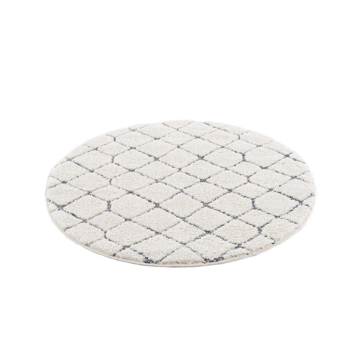 HOCHFLOR-TEPPICH Focus 4499 Creme 200 cm Rund - Creme, Textil (200/200cm) - carpet city