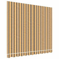 MARKISENBESPANNUNG Mehrfarbig Gestreift 3/2.5 M - Multicolor, Textil (280/245cm) - vidaXL