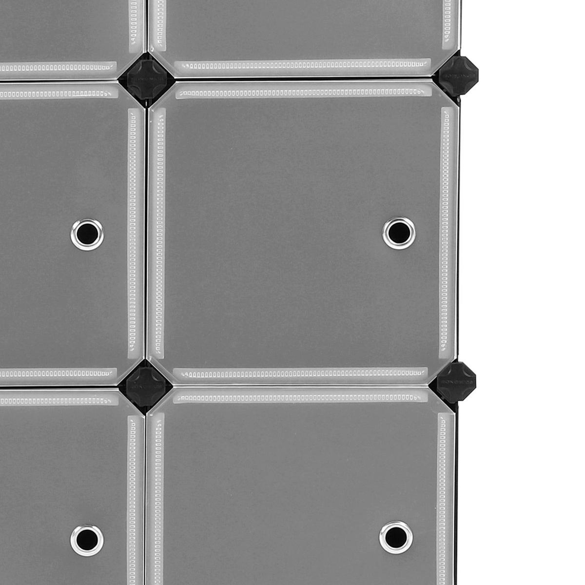 KUNSTSTOFFSCHRANK KLEIDERSCHRANK - Schwarz, Kunststoff (31/93cm) - Hansiro