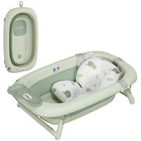 BABYWANNE, Kunststoff, Polyester, Grün - Grün, Kunststoff (53/86cm) - AIYAPLAY