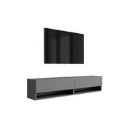 TV-LOWBOARD 170 cm Anthrazit, 170 × 32 × 34 cm - Grau, Holzwerkstoff (170/33.6/32cm) - 3XE LIVING