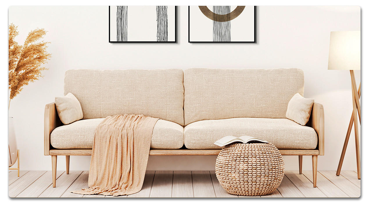 Wohnzimmer-Ideen: Farbe in Farbe - Beige und Beige gesellt sich gern