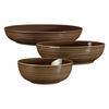 FOODBOWL SET Terra Erdbraun 3er Set - Braun, Keramik (1/1/1cm) - Seltmann Weiden