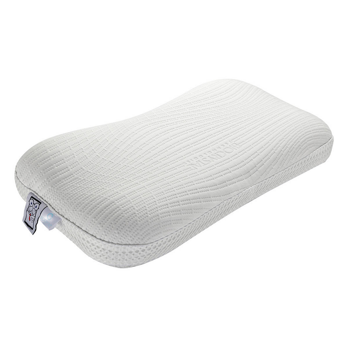 KOPFKISSEN Feelme Ergotech - Weiß, Textil (37/66cm) - Mr Mattress