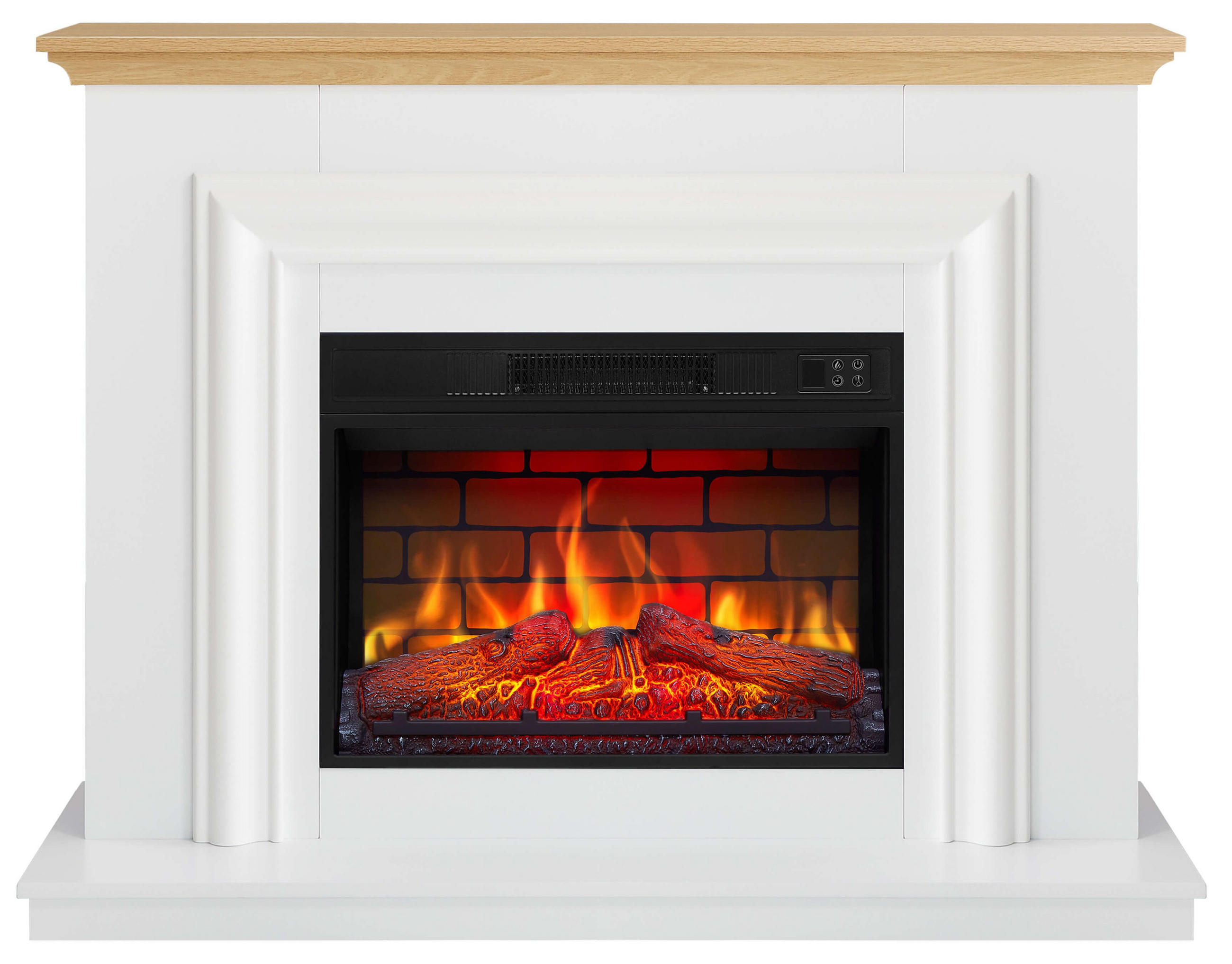 ArtiFlame Elektrokamin Weiß 114x87.3x33 cm