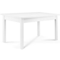 ESSTISCH CENARE Klappbarer, Buchenholz/Laminat, weiß - Weiß, Holz (90/160/78cm) - KONSIMO®