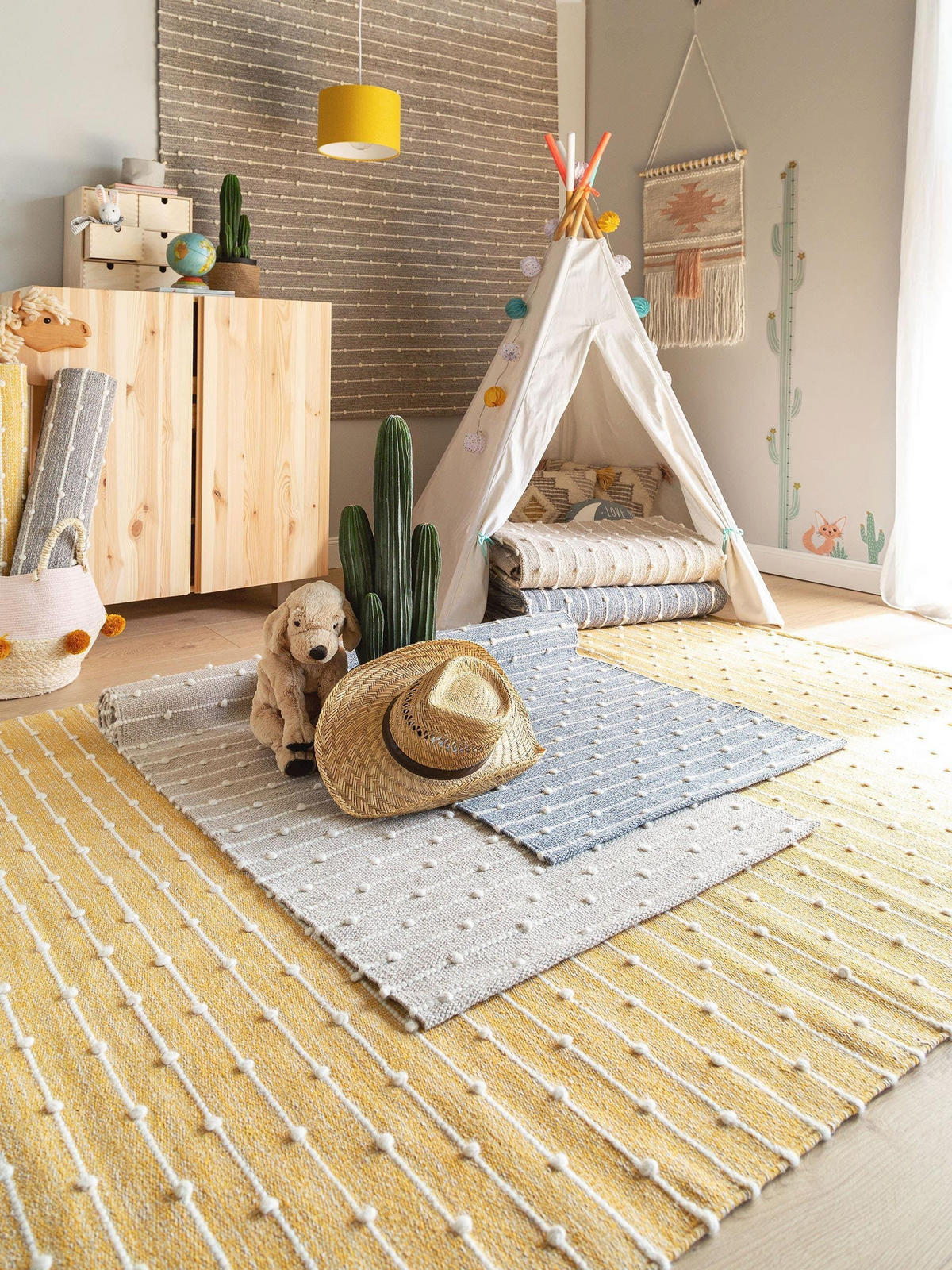 KINDERTEPPICH Lupo Grau 160x230 cm - Grau, Textil (160/230cm) - Lytte