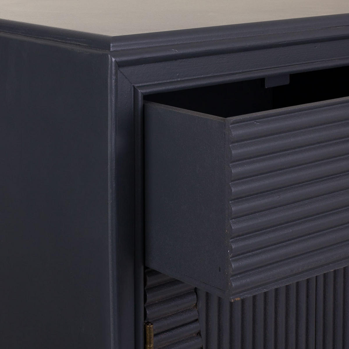 NACHTTISCH aus Holz, grau, 40x36x71cm - Grau, Holzwerkstoff (39.5/70.5/36cm) - Wanderlust