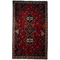 ORIENTTEPPICH handgeknüpft Gashgai Rot 270/165 cm Schurwolle - Rot, Textil (165/270cm) - Looma