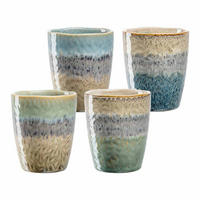 KAFFEEBECHER Matera bunt 300 ml 4er Set - Multicolor, Keramik (0.3L) - Leonardo Living