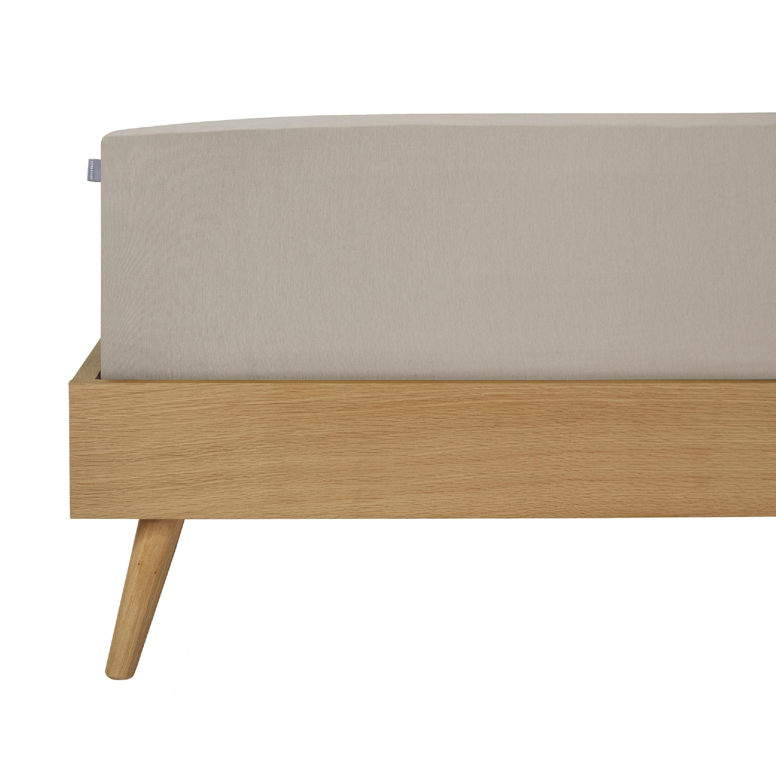 SPANNBETTLAKEN Flexi - 95/5 - 100 x 200 cm - Helltaupe - Taupe, Textil (100/200cm) - SCHIESSER