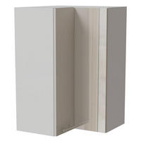 ECKHÄNGESCHRANK Brerra W14/60 Weiß / RAL 9001 creme Hochglanz 60 / 60 / 96cm - Creme/Weiß, Holz/Holzwerkstoff (60/96/60cm) - Feldmann-Wohnen
