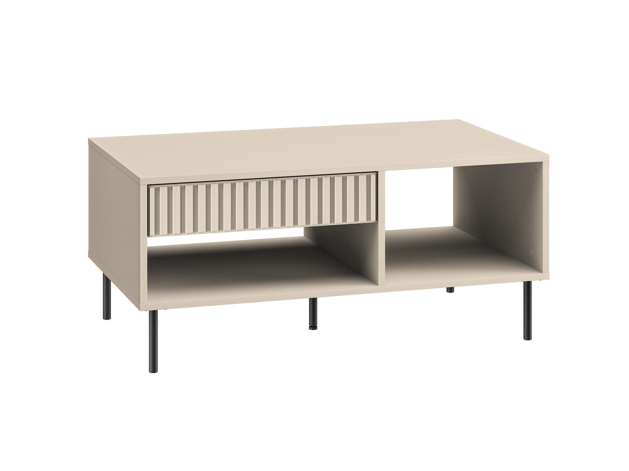 COUCHTISCH SOPHIE Beige 100x60x45 cm - Beige, Holzwerkstoff (60/100/45cm) - FURNLUX