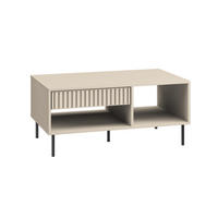 COUCHTISCH SOPHIE Beige 100x60x45 cm - Beige, Holzwerkstoff (60/100/45cm) - FURNLUX