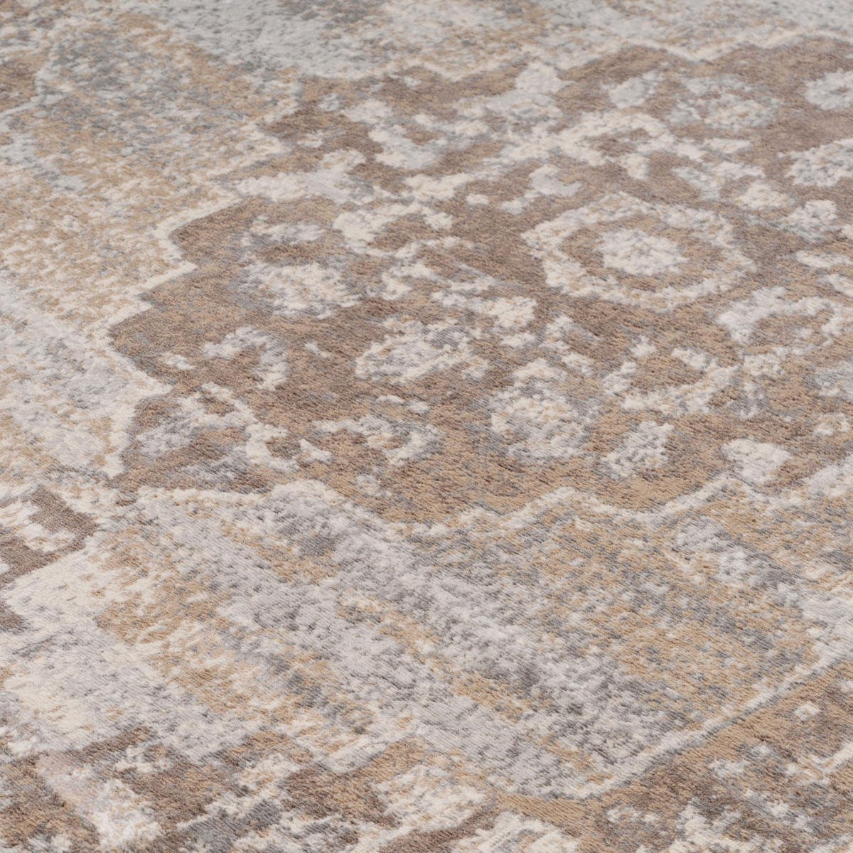 VINTAGE-TEPPICH Demelza Beige - Beige, Textil (160/230cm) - Kukoon Rugs