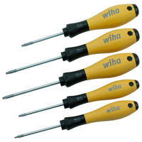 TORX-SCHRAUBENDREHER Set SoftFinish, 5-teilig, ESD - Multicolor, Kunststoff (310/235/25cm) - Wiha
