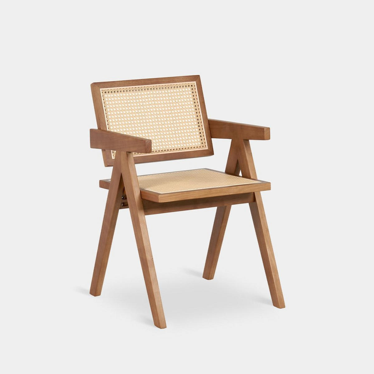 ESSZIMMERSTUHL Nelha Walnuss 51 cm x 80 cm - Walnussfarben, Holz (51/80/54cm)