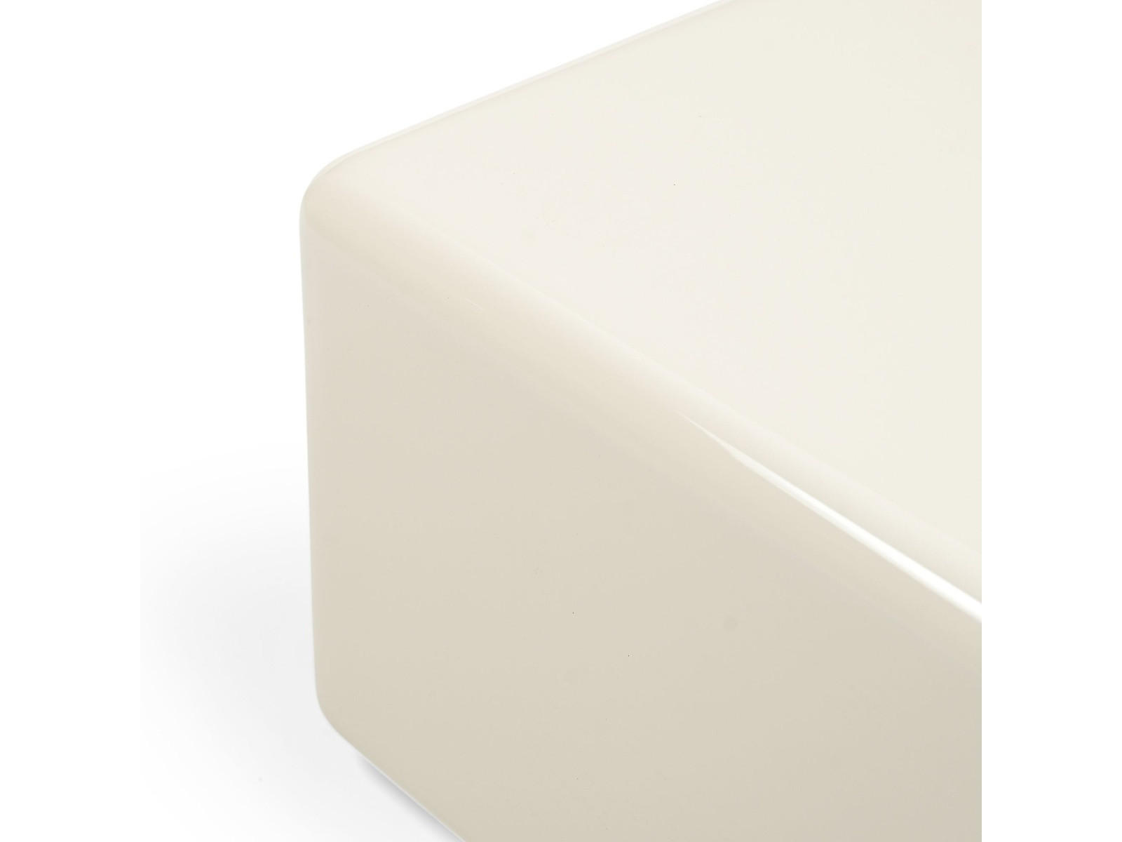 COUCHTISCH Elias MDF 60 cm / 60 cm Creme - Creme, Holzwerkstoff (60/60/27cm)