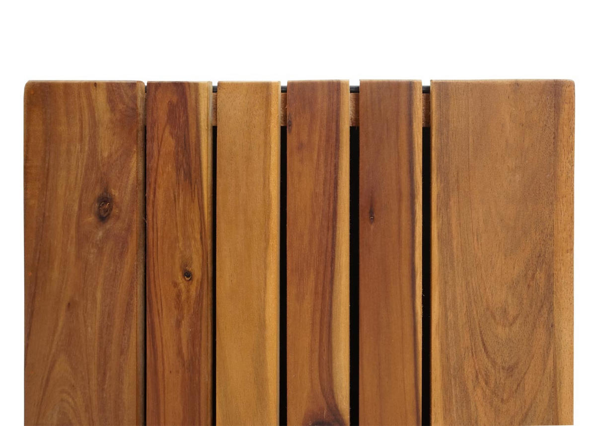 PFLANZKASTEN Braun, Schwarz - Schwarz/Braun, Holz (32/32/32cm) - MCW