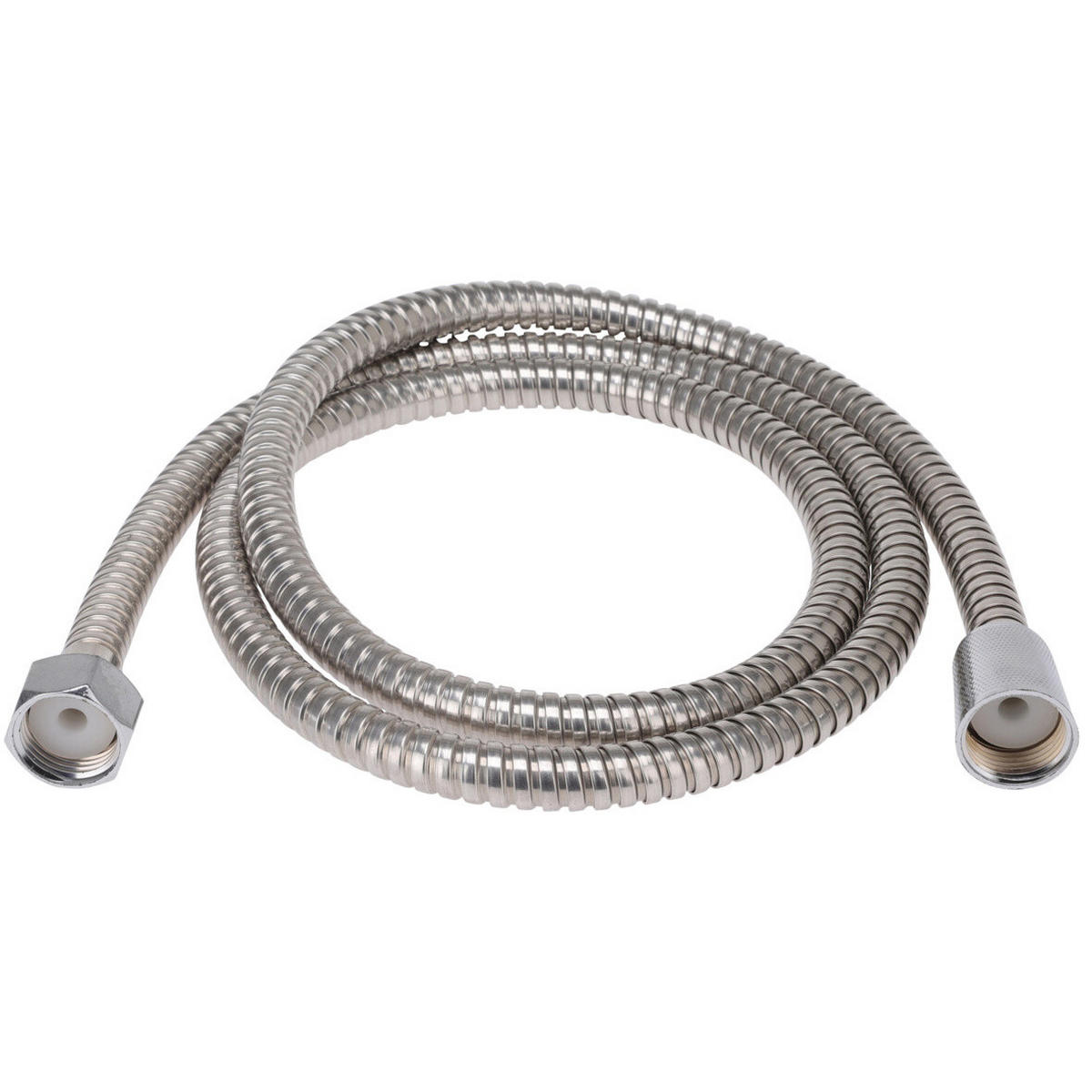 DUSCHSCHLAUCH Edelstahl 150 cm - Silberfarben, Metall (1.3/1.3/150cm)