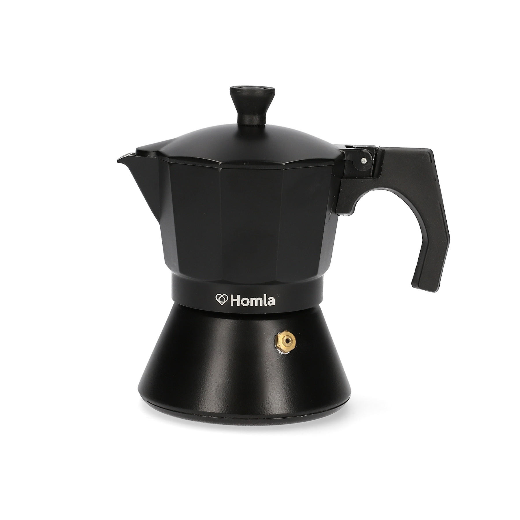 KAFFEEMASCHINE Mia Mokka schwarz 150 ml - Schwarz, Metall (10/15/16cm) - Homla