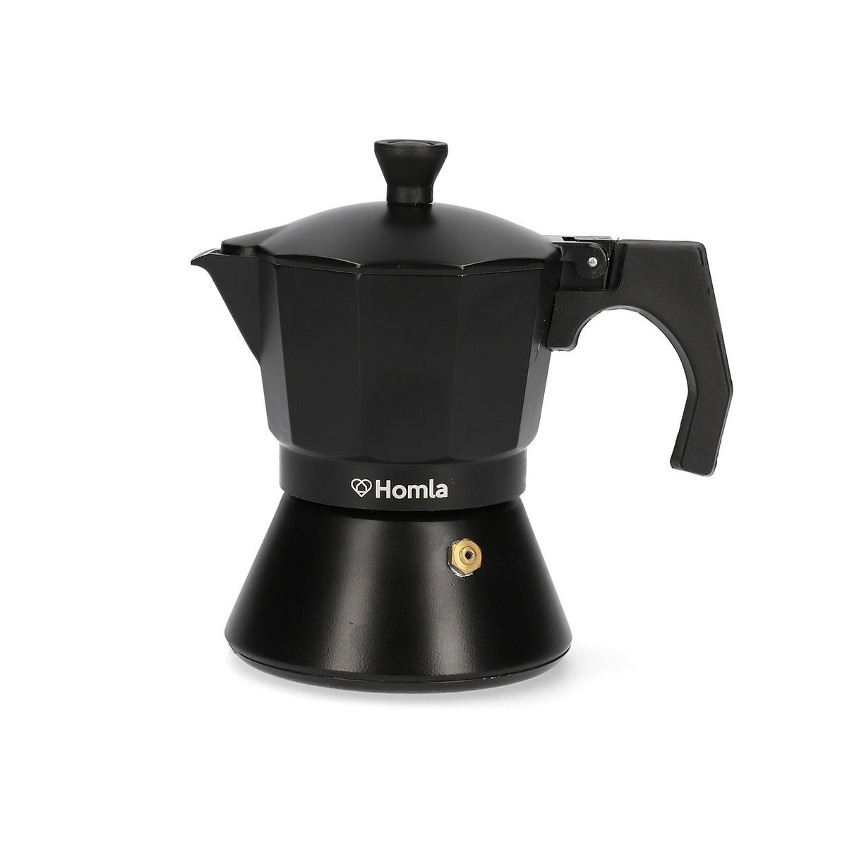 KAFFEEMASCHINE Mia Mokka schwarz 150 ml - Schwarz, Metall (10/15/16cm) - Homla