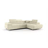 ECKSOFA Monaro Mit Schlaffunktion - Creme, Holzwerkstoff/Textil (275/202cm) - Fun Möbel