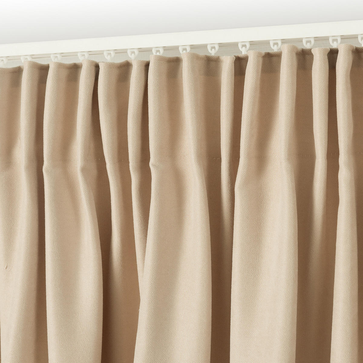 FERTIGVORHANG mit Schlaufenband beige 140 x 280 cm - Beige, Textil (140/280/1cm) - Dekoria