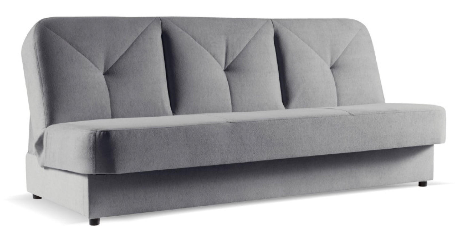 SOFA Grau ARDO Ohne Armlehnen - Grau, Textil (199/91/91cm) - Sepro Meble
