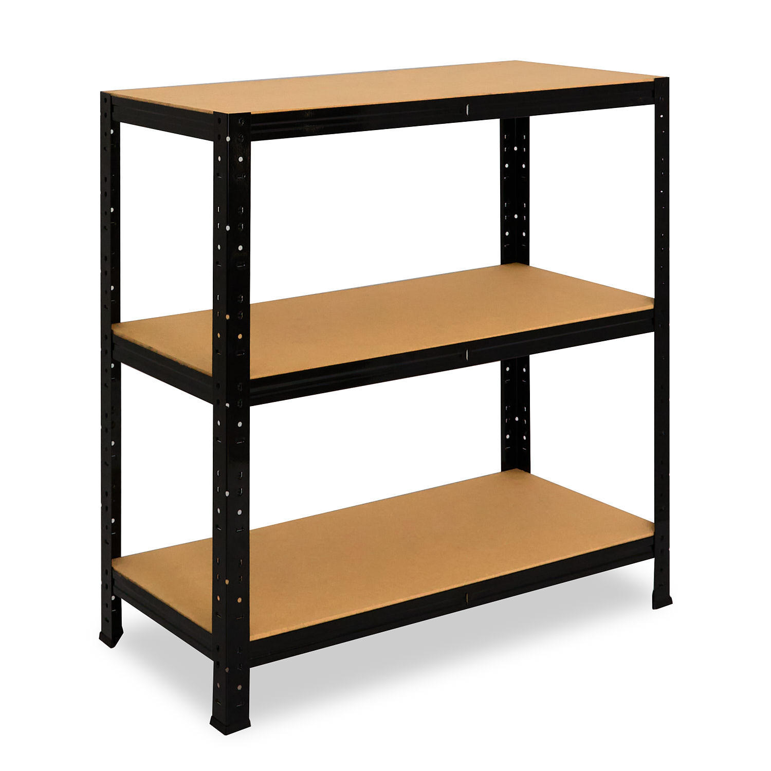 shelfplaza Schwerlastregal Schwarz 70x90x45 cm