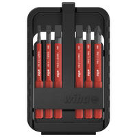 BIT Set slimBIT electric, in slimBit-Box, Schlitz, Phillips, 7-teilig - Multicolor, Kunststoff (190/115/15cm) - Wiha