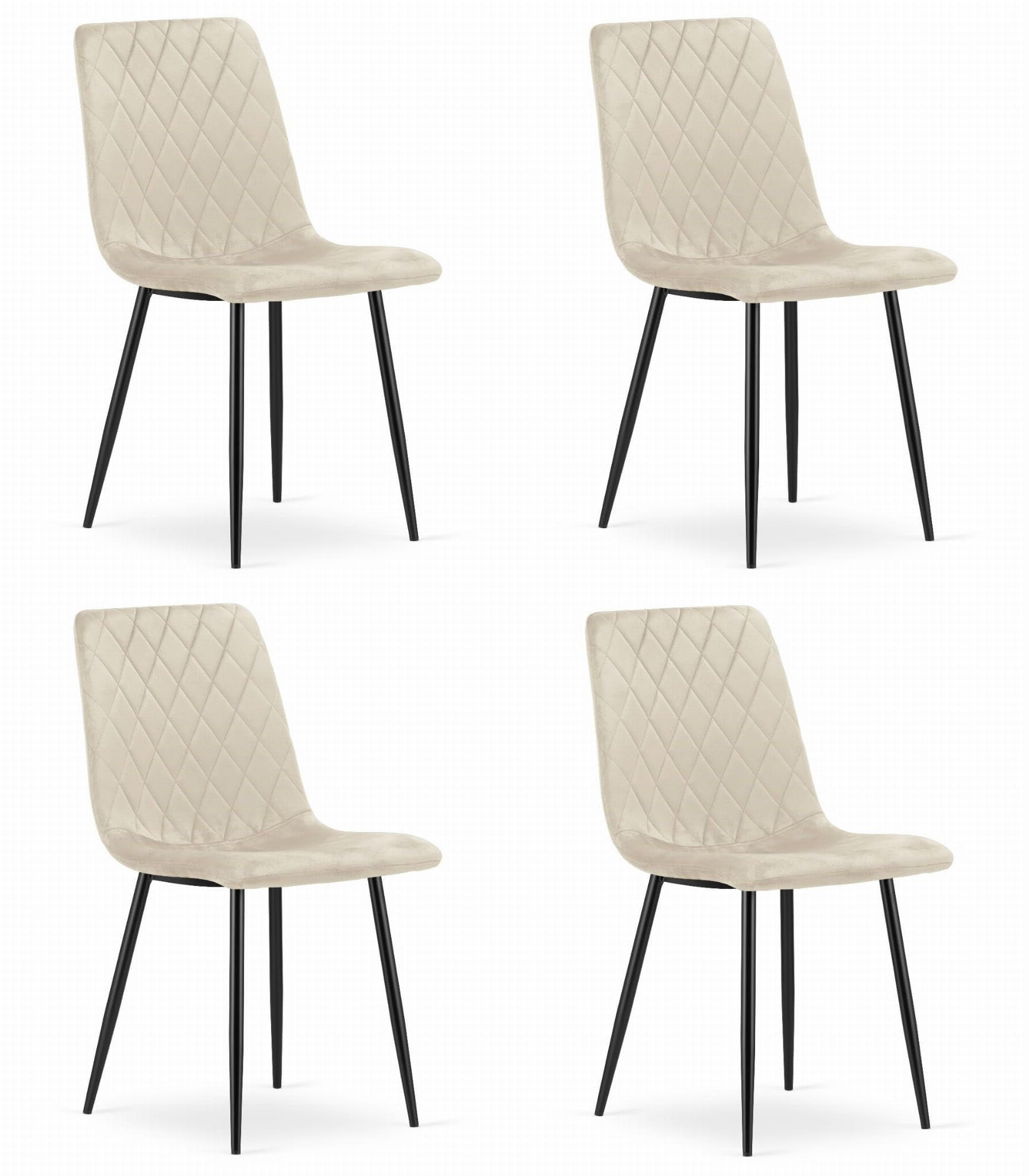 Best For Home Esszimmerstuhl Beige 51x86x56 cm