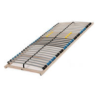 LATTENROST 90x200 cm 28 Latten 7-Zonen Belastbarkeit ca. 130 Kg Schichtholz aus Birke Selbstmontage - Braun, Holz/Holzwerkstoff (90/200cm) - Sleepneo