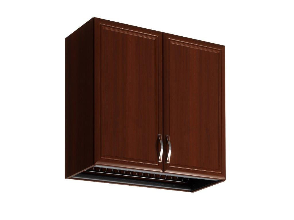 Royal24_Markt Hängeschrank Walnuss 80x72x32 cm