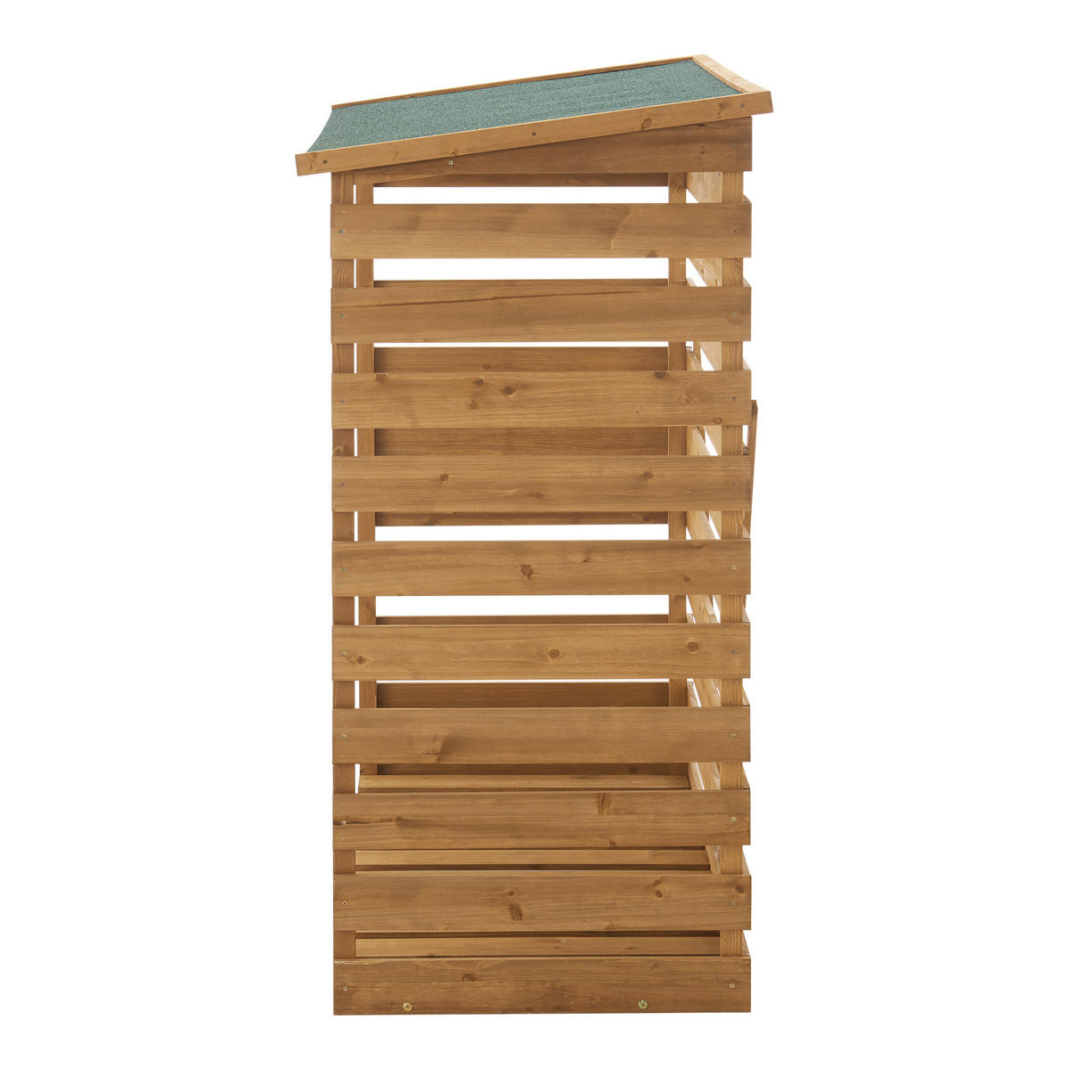 BRENNHOLZUNTERSTAND - Naturfarben, Holz (116/123/64cm) - [en.casa]
