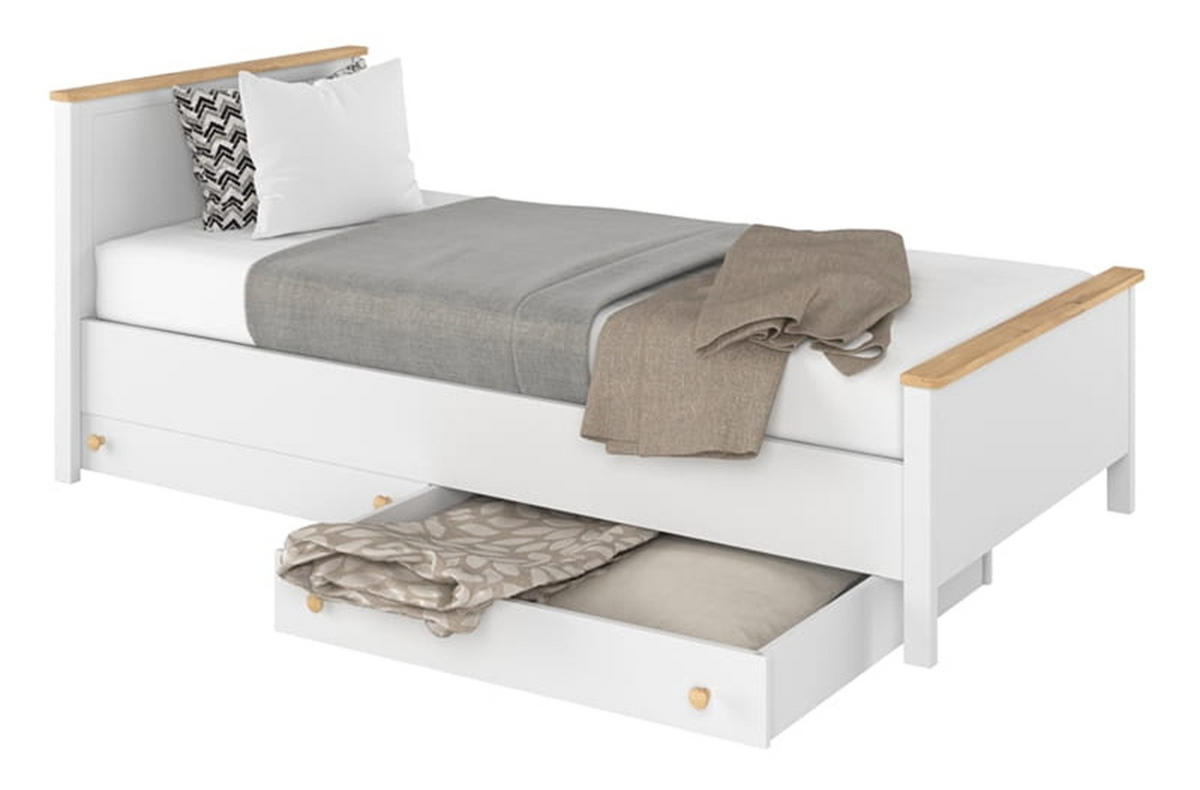 MÖBELSET STORY I - Eichefarben/Weiß, Holzwerkstoff (110/186/96cm) - Meblini