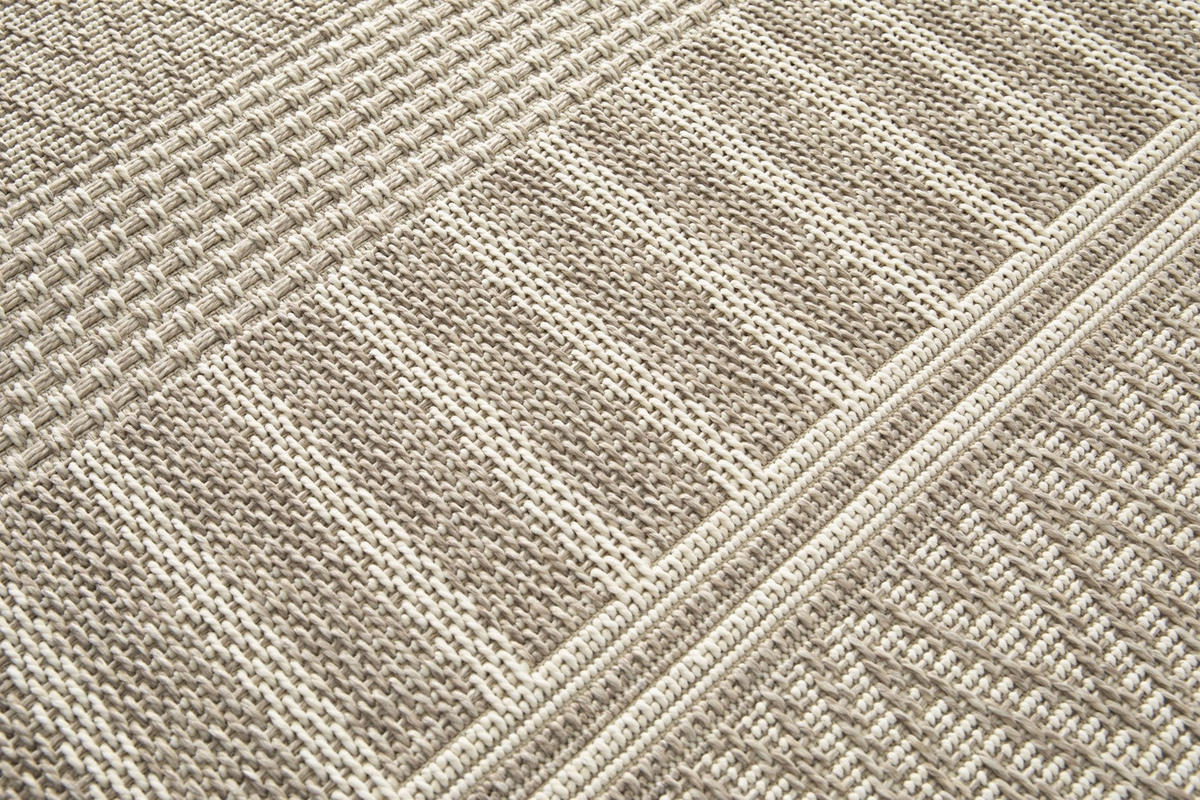 TEPPICH für Innen und Außen im ethnischen Stil beige - Beige, Textil (80/150cm) - AFK Living