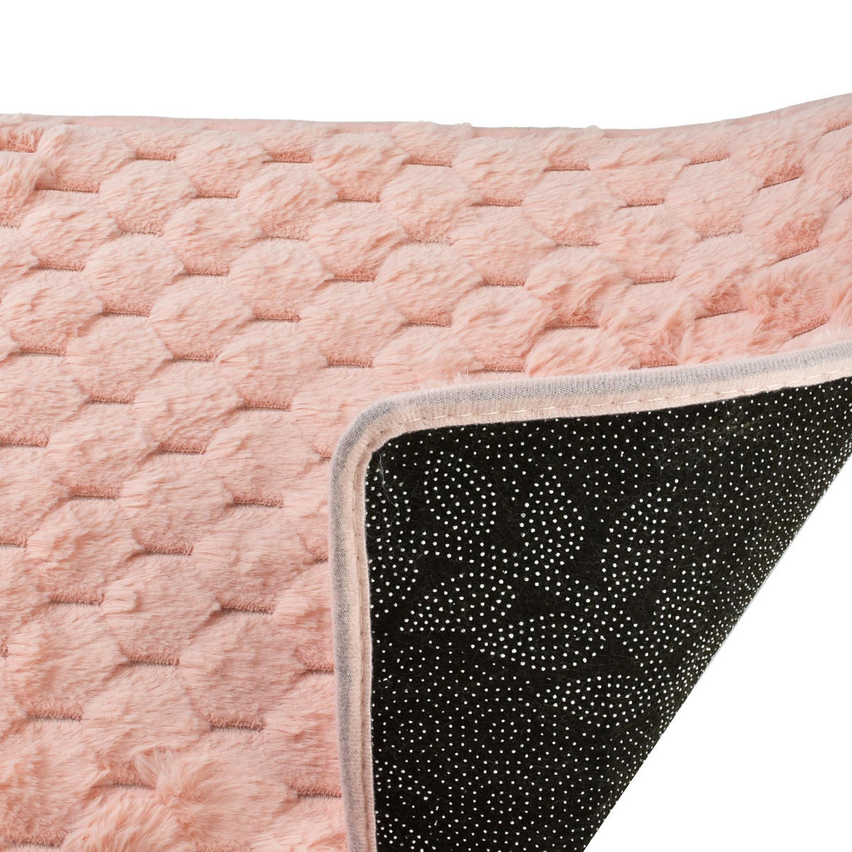 BADTEPPICH Zac Rosa 60/40/2 cm Textilien - Hellrosa, Textil (40/60cm) - Mondex