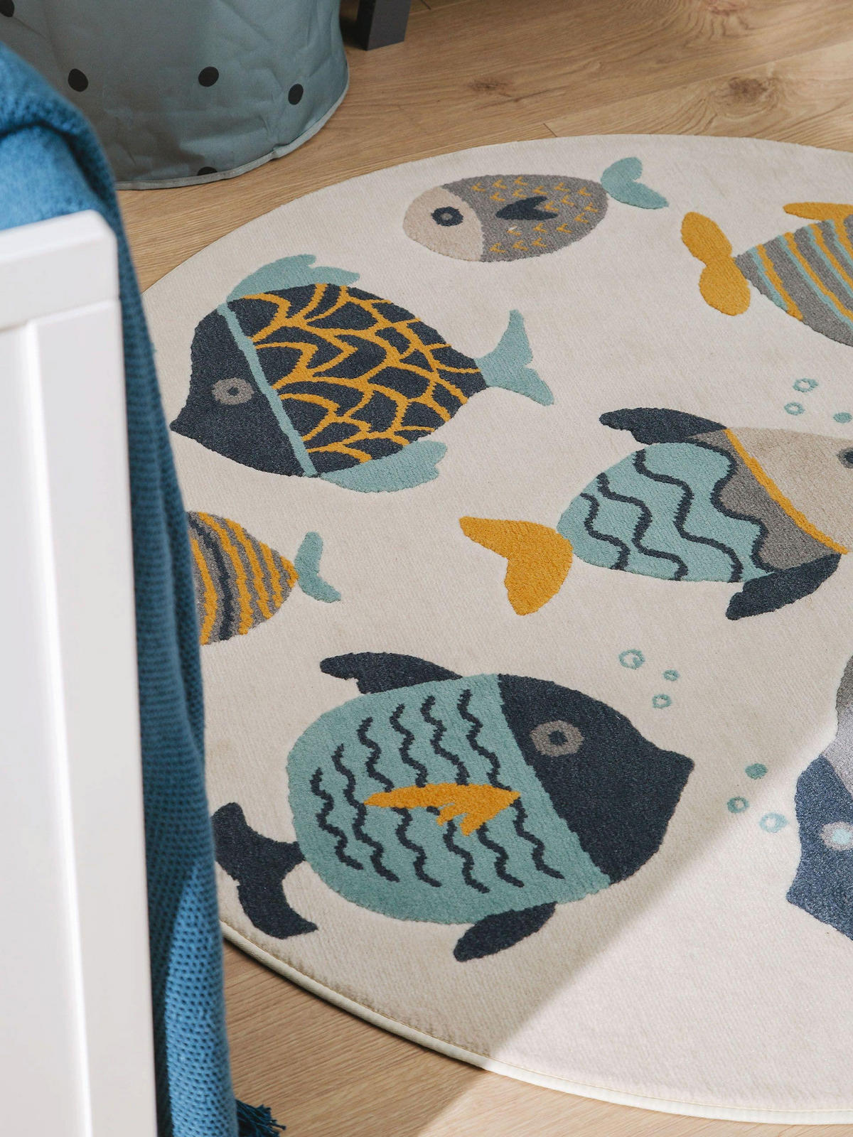 KINDERTEPPICH Fabius Multicolor ø 120 cm rund - Multicolor, Textil (120/120cm) - Lytte