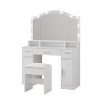 TOALETNÍ STOLEK Lumira Bílá - bílá, kompozitní dřevo (110/150.5/40cm) - Vicco