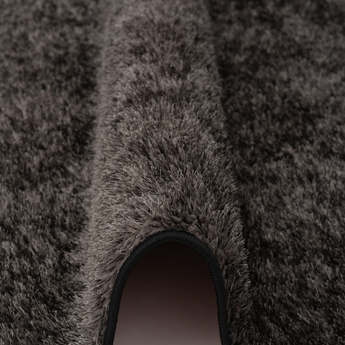 HOCHFLOR SHAGGY TEPPICH LUXUS LOUNGE - Anthrazit, Textil (200/290cm) - Pergamon