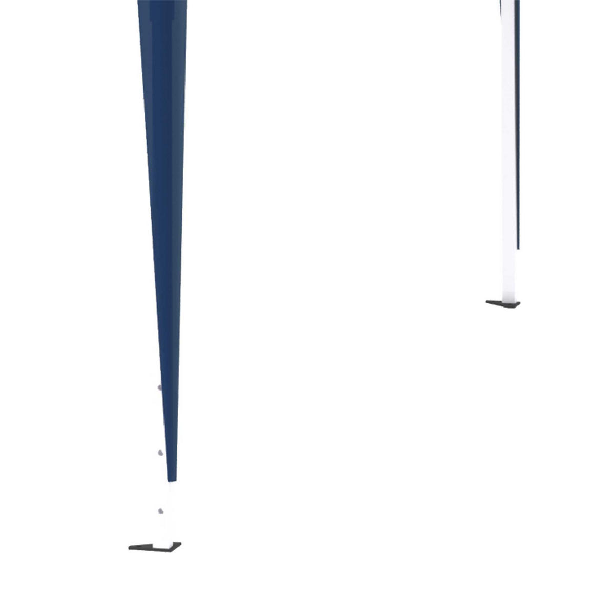 FALTPAVILLON 3 x 3 m mit Transporttasche blau - Blau, Metall (295/257/295cm) - ComfortXL