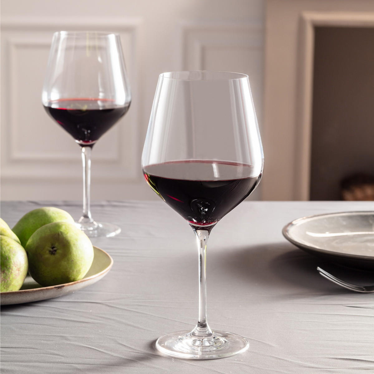 ROTWEINGLÄSER 6er-Set 900 ML - Transparent, Glas (0.86L) - Krosno Glass