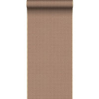 TAPETE Karomuster 53 cm x 10 m - Terracotta, Papier (53/1000cm) - Sanders & Sanders