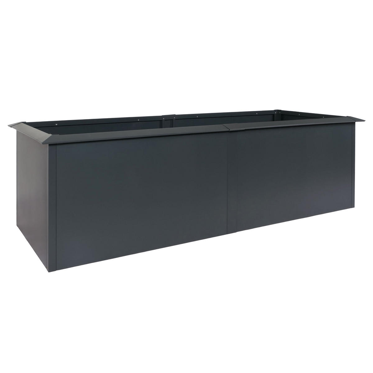 HOCHBEET Schneckenkante 78x250x90cm Anthrazit - Anthrazit, Metall (250/78/90cm) - PROREGAL